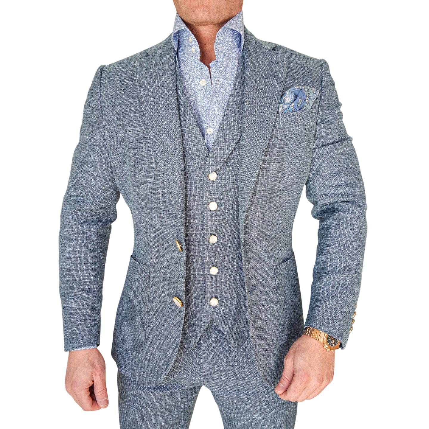 Cerulean Tweed Jacket
