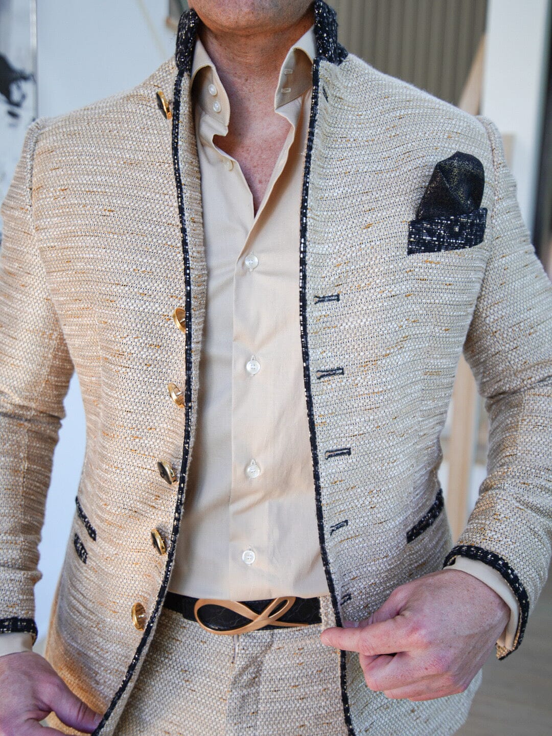 Tan Cestino Mandani Jacket