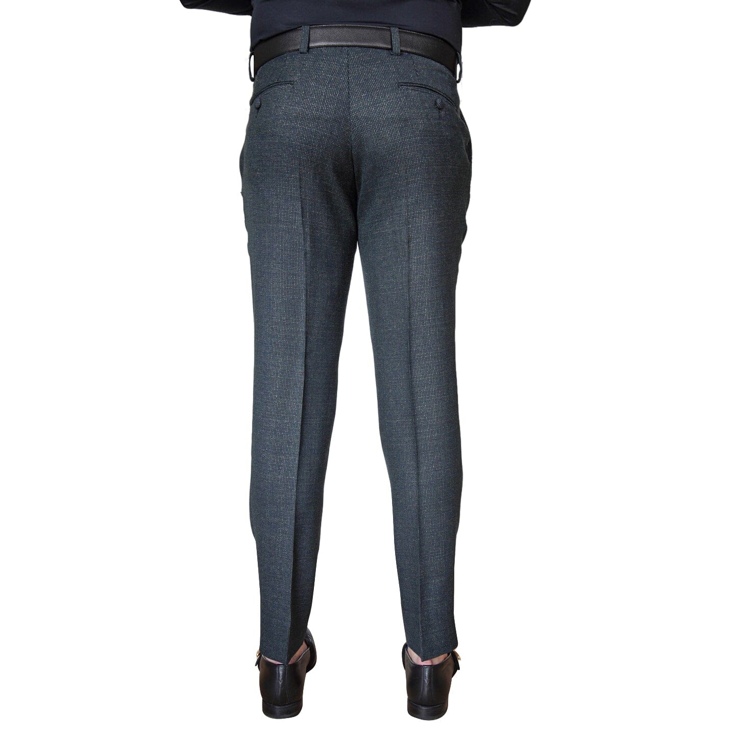 Midnight Jade Tweed Trousers @ The Vault