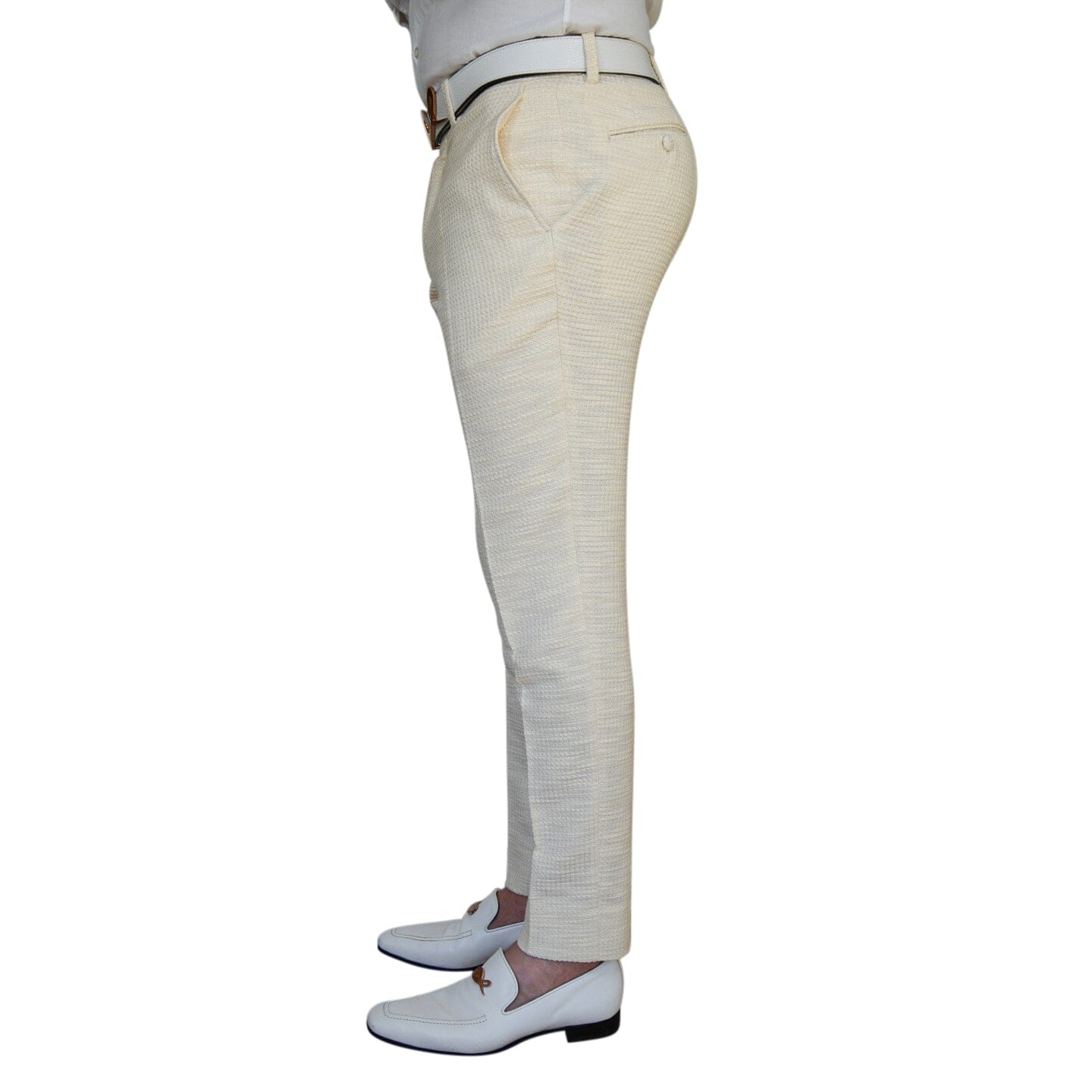 Elettro Waffle Tweed Trousers