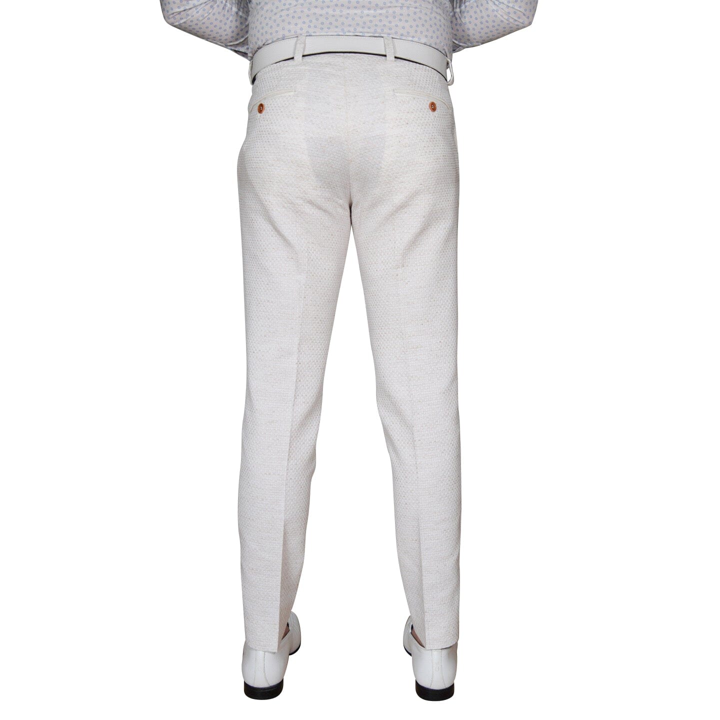 Coconut Intreccio Signature Trousers