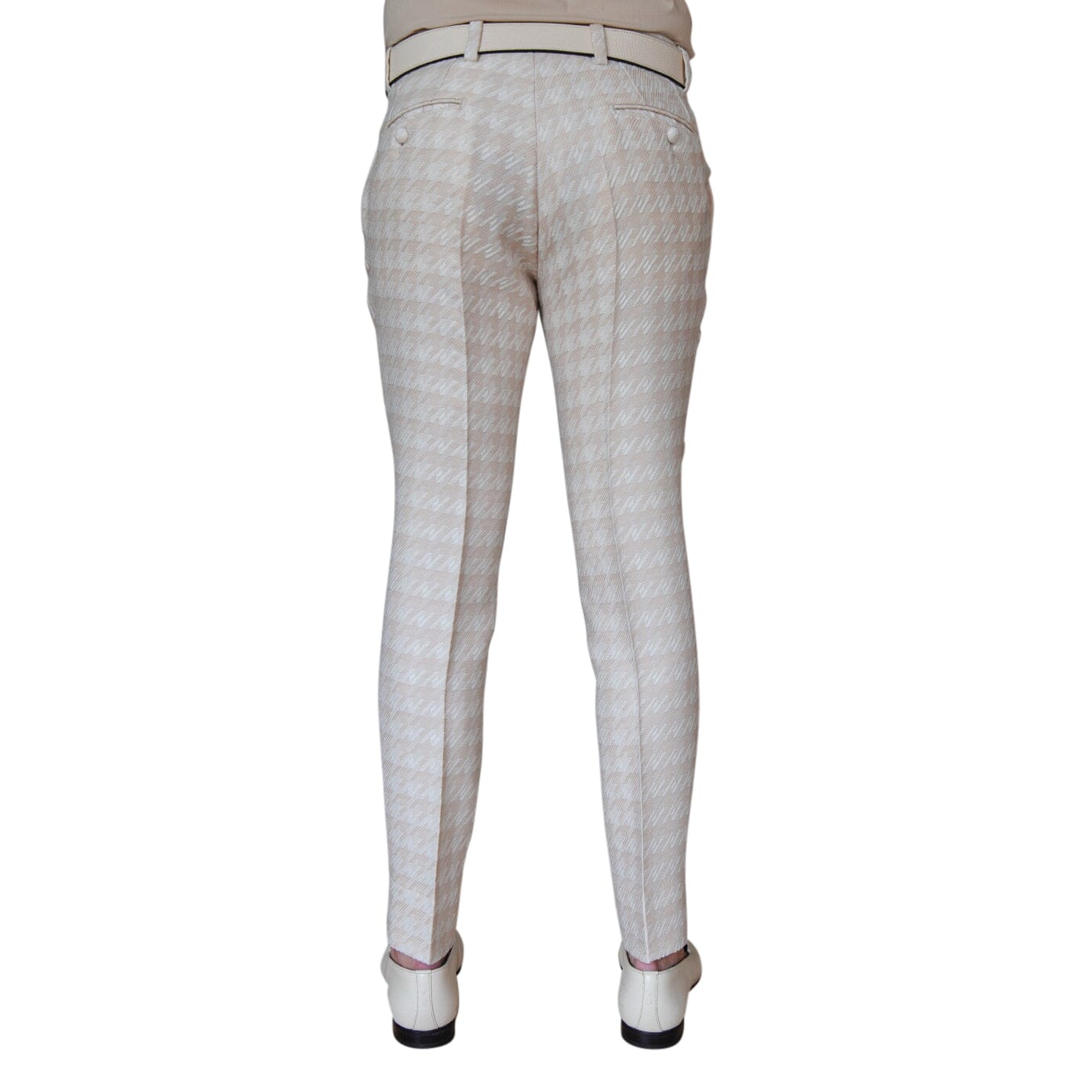 Cashew Crema Houndstooth Trousers