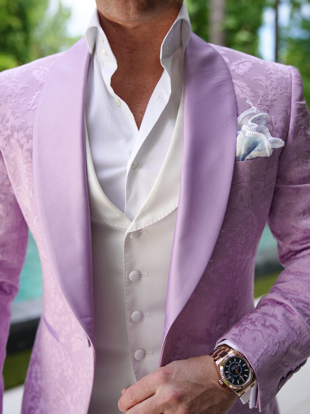 Lavender Fiore Dinner Jacket
