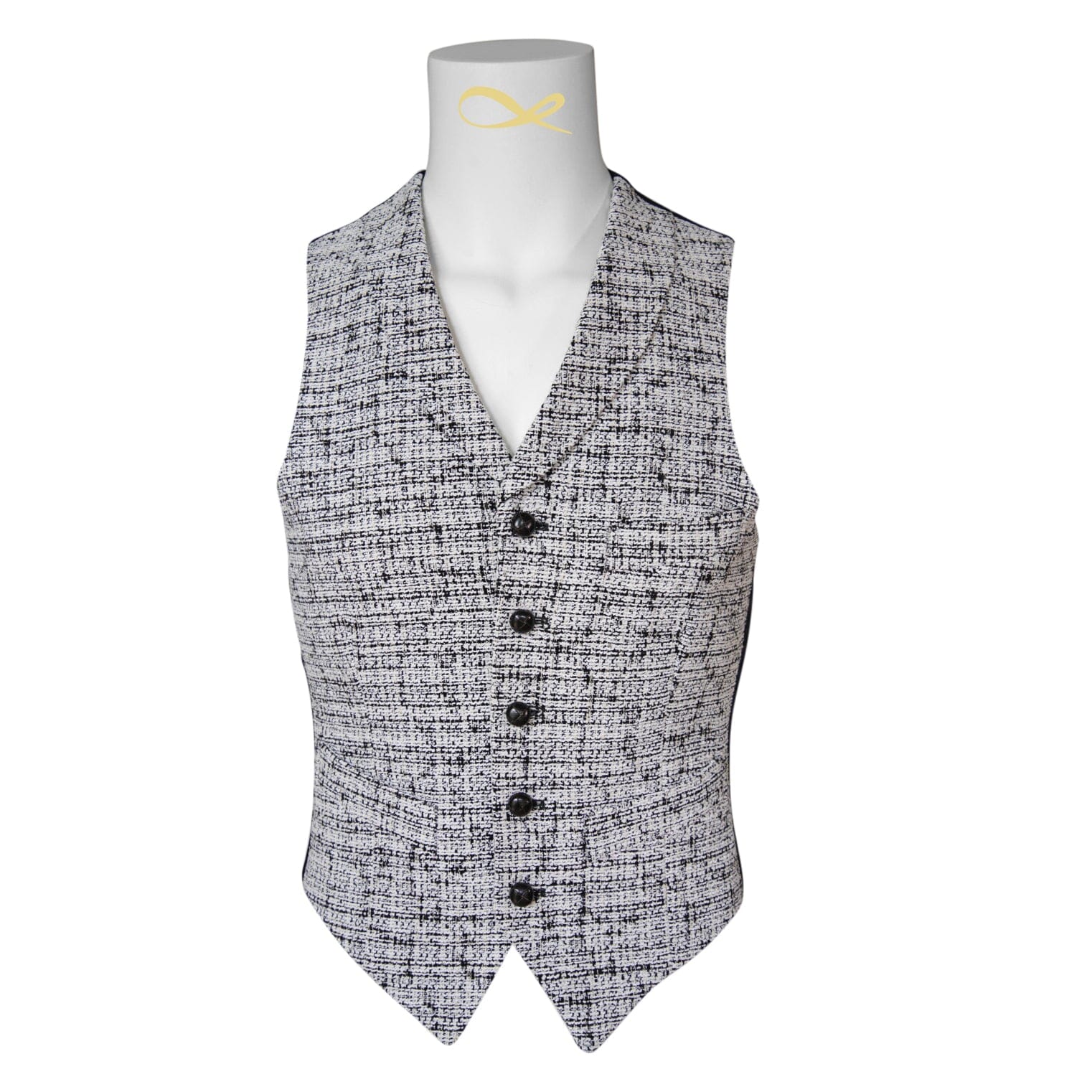 Aspen Inverno Tweed Ciottoli Waistcoat
