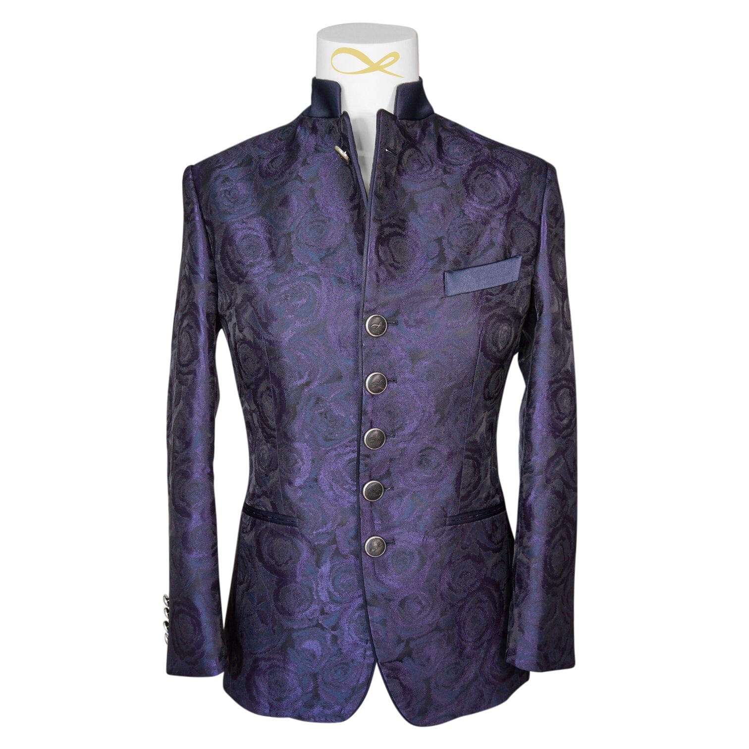 Navy Blue Rosa Mandani Jacket
