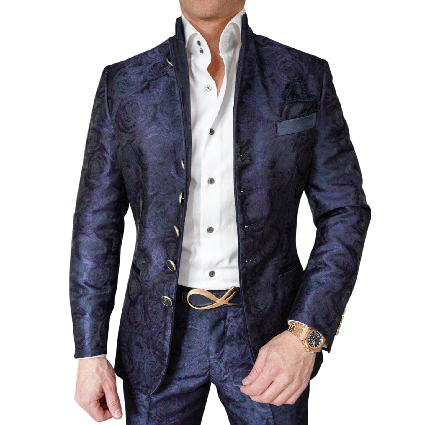 Navy Blue Rosa Mandani Jacket @ The Vault
