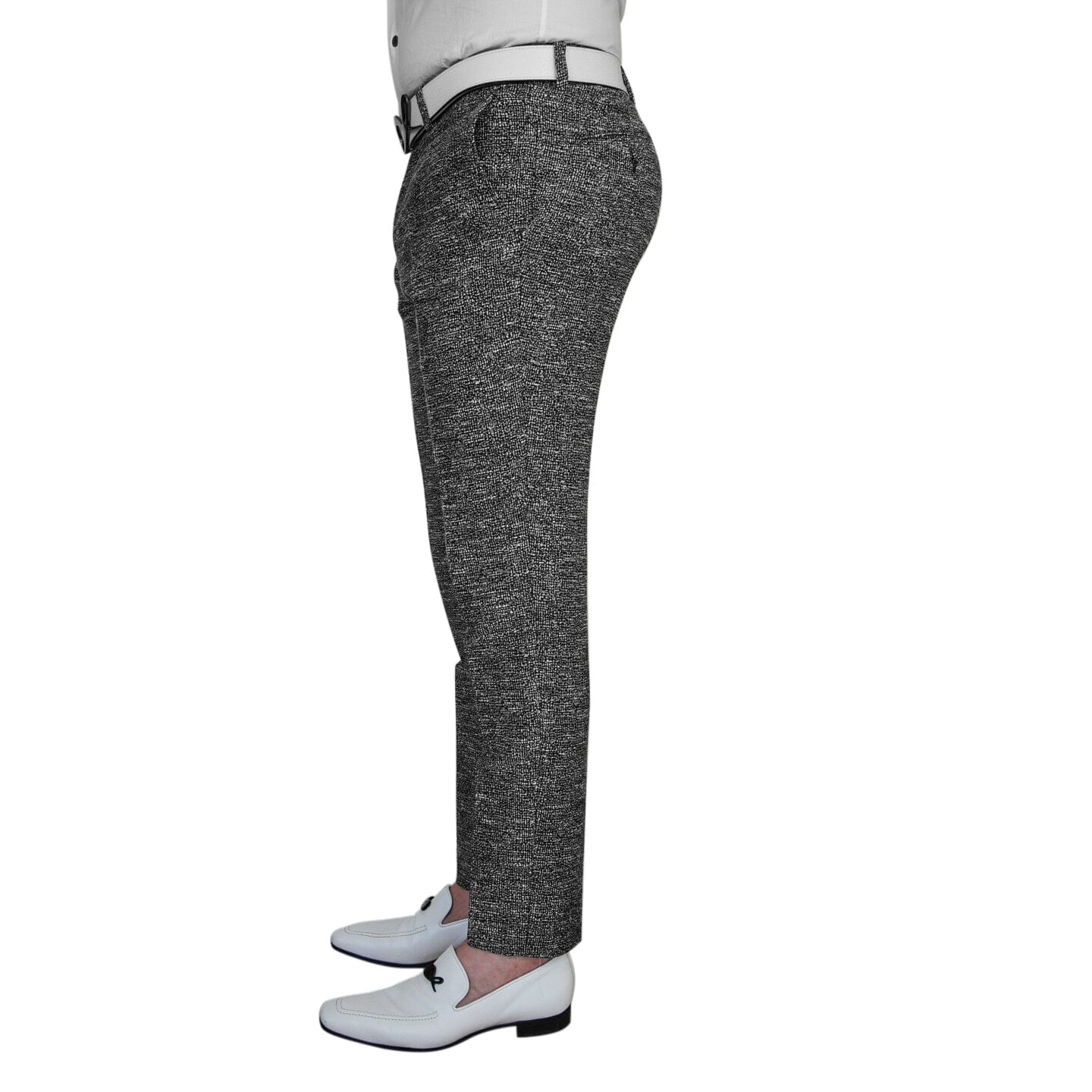 Carbon Grano Tweed Tweed Trousers @ The Vault