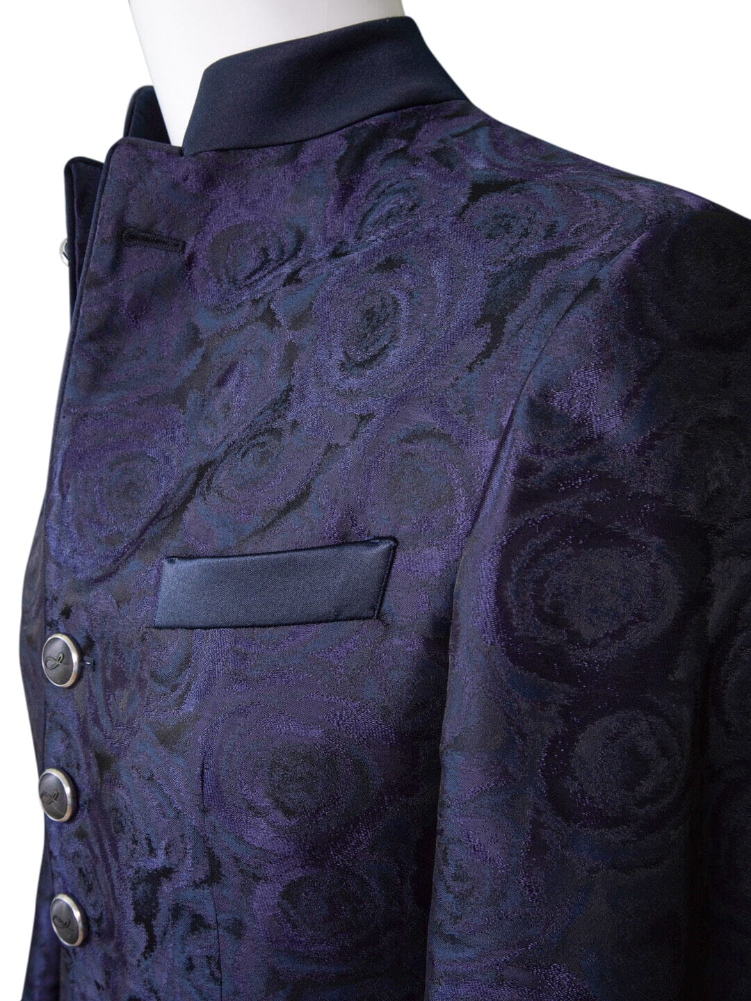 Navy Blue Rosa Mandani Jacket