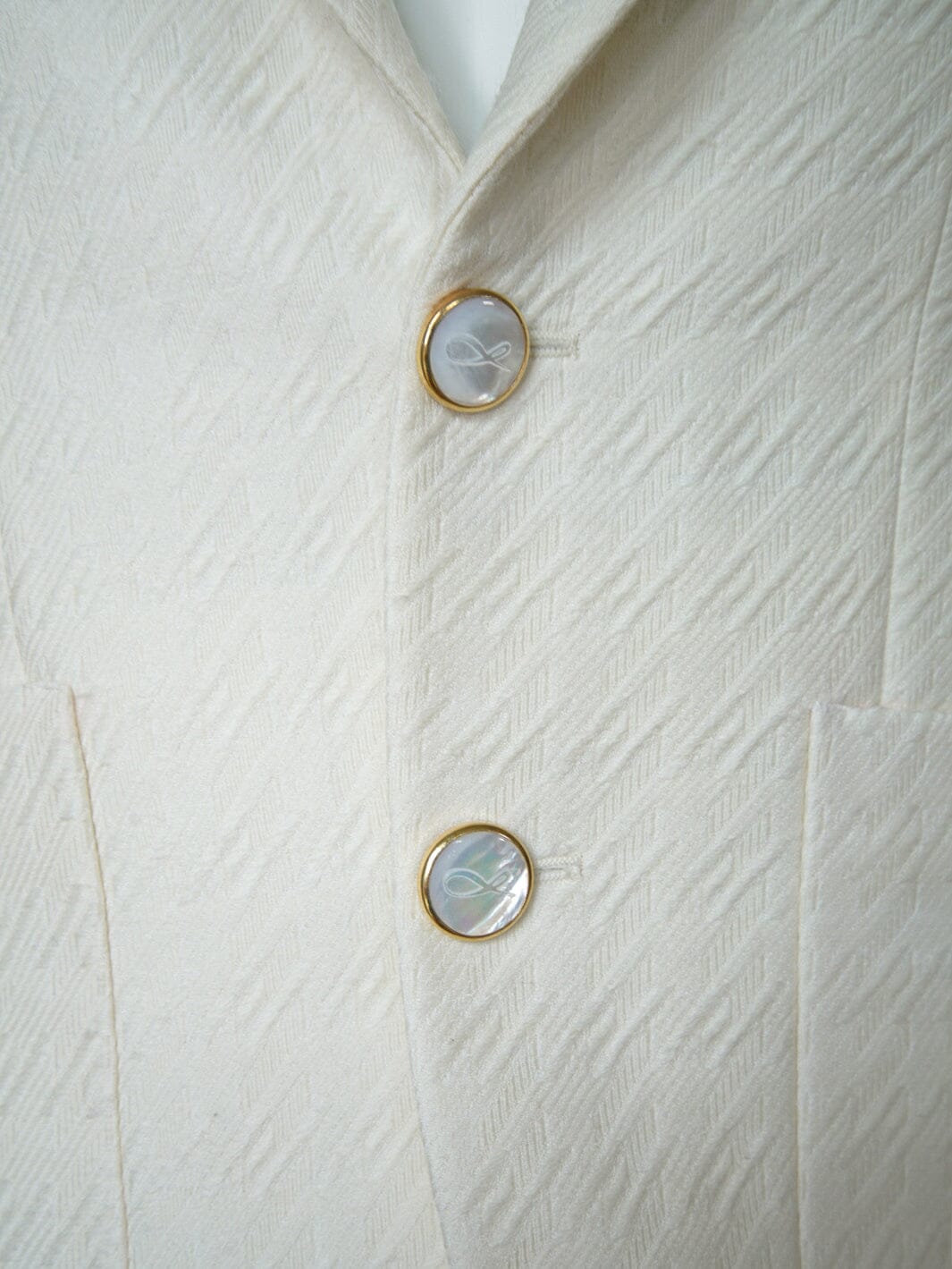 Vanilla Crema Houndstooth Jacket @ The Vault