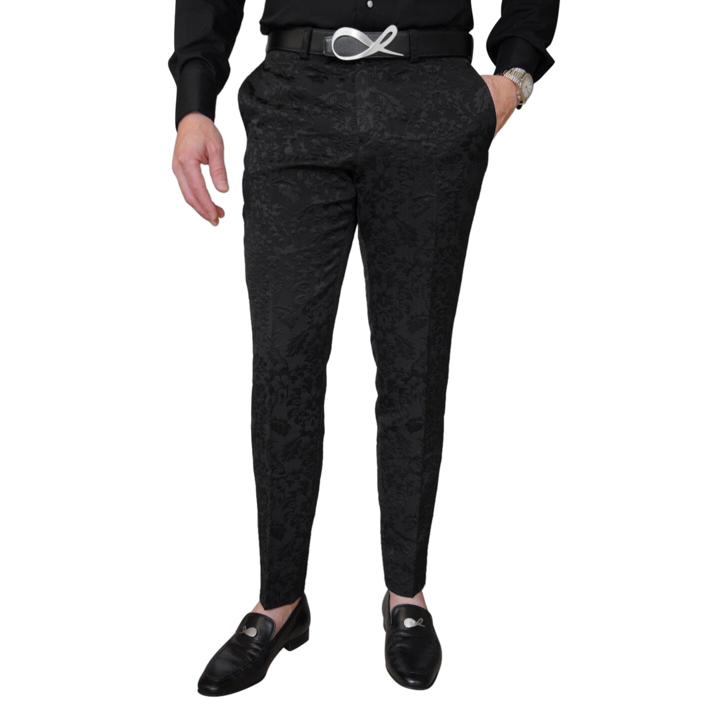 Black Fiore Trousers