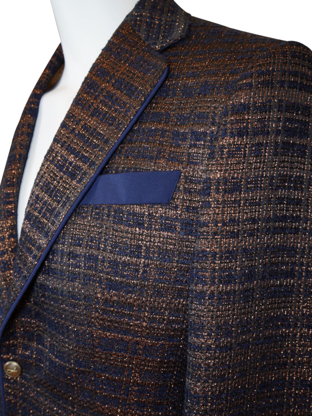 Midnight Bronze Boucle Jacket @ The Vault