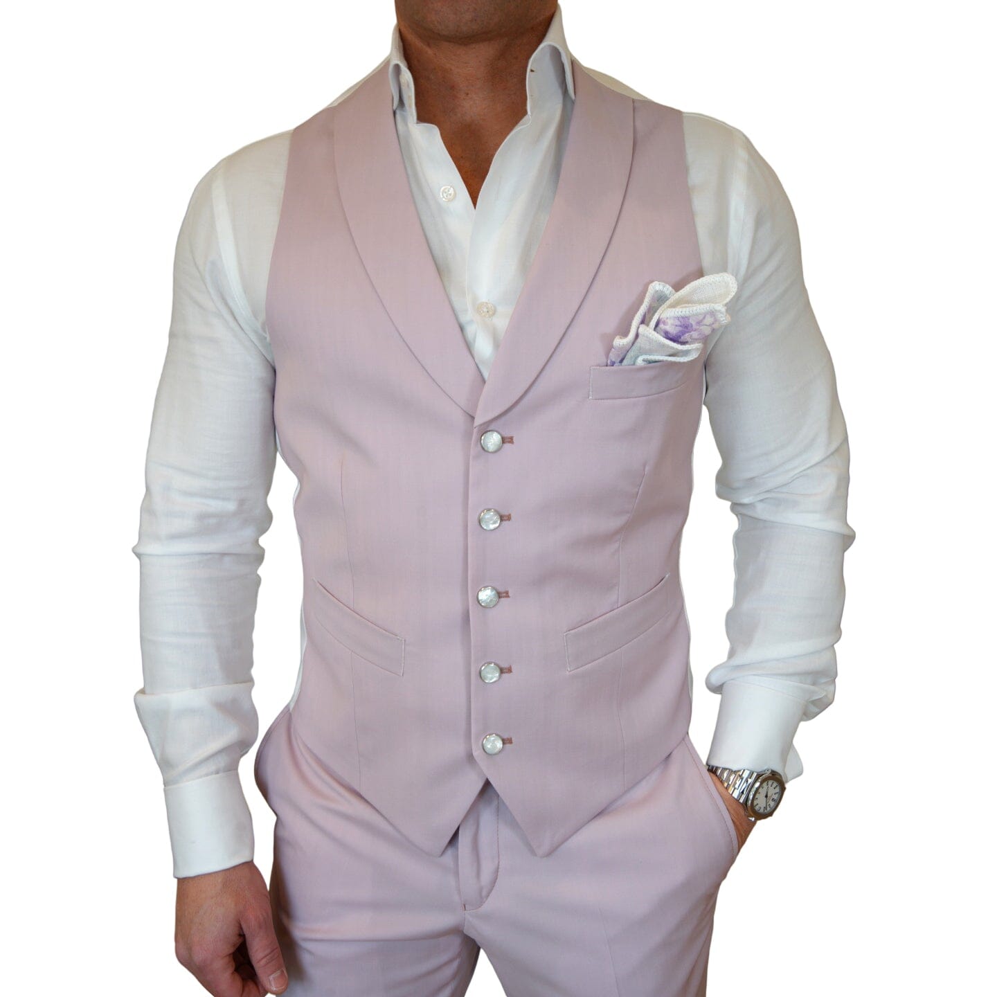 Blush Crespo Hampton Ciottoli Waistcoat