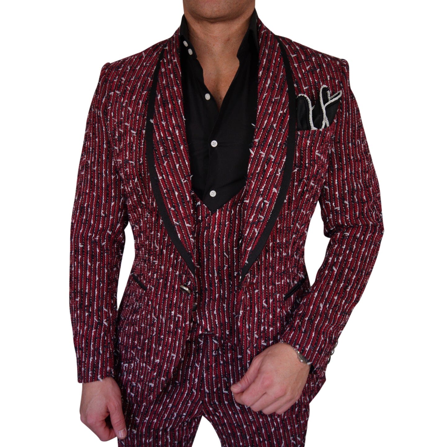 Ruby Boucle Smoking Jacket 58R