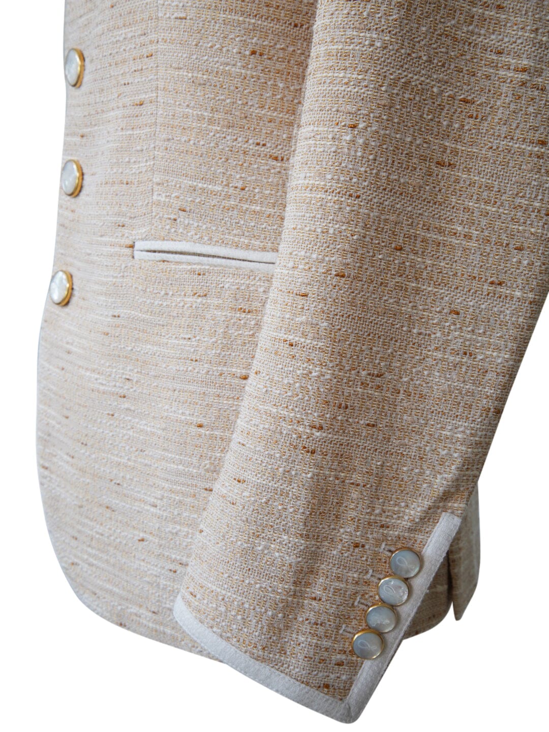 Golden Fieno Tweed Mandani Jacket