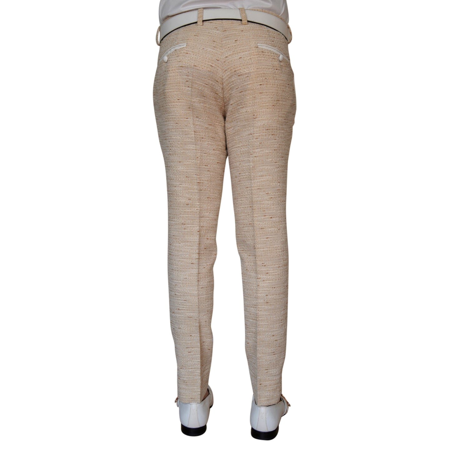 Golden Fieno Tweed Trousers