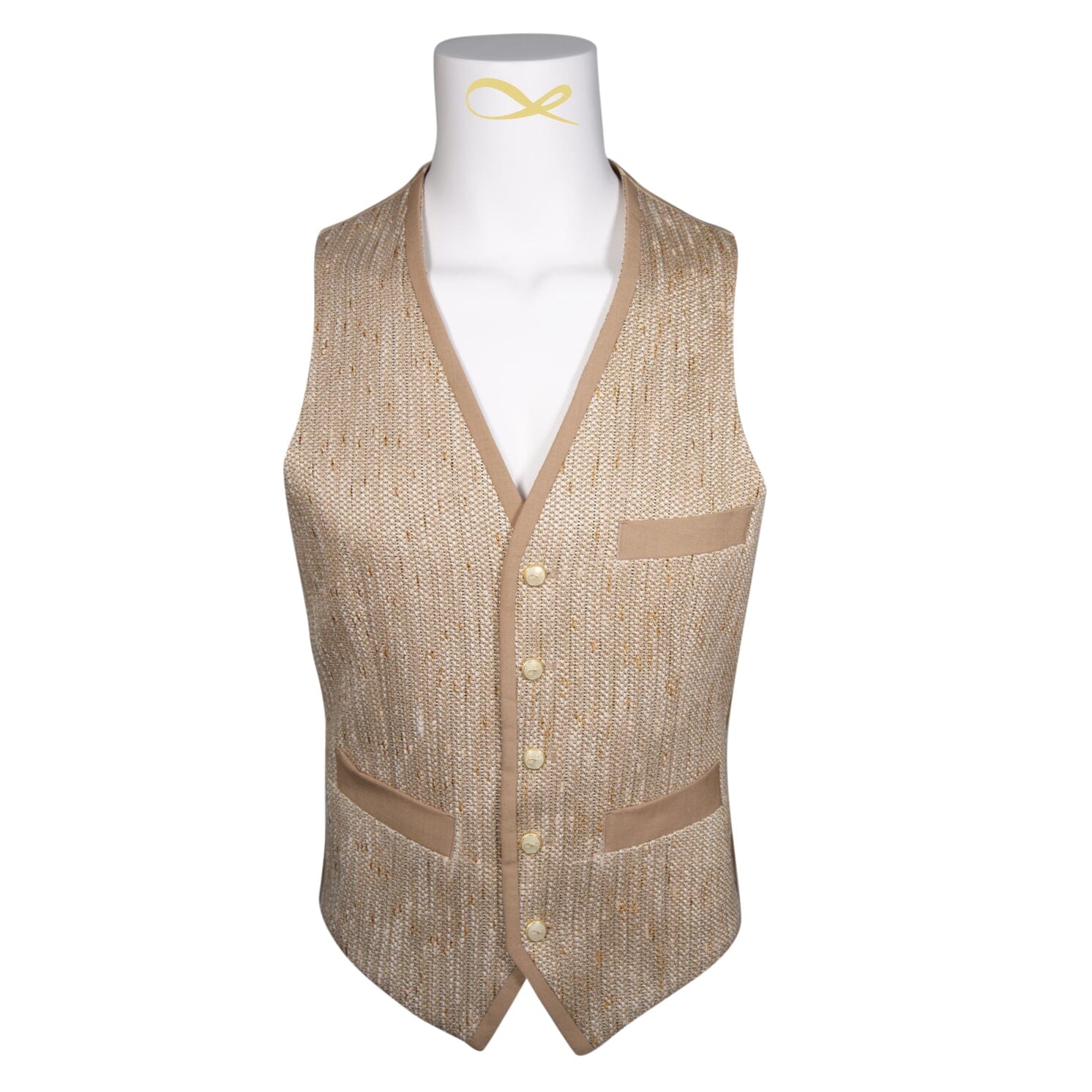 Tan Cestino Ciottoli Waistcoat