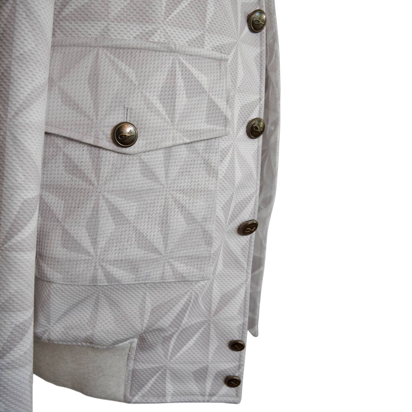 Glacier Origami Luxury Performance Bomber Jacket