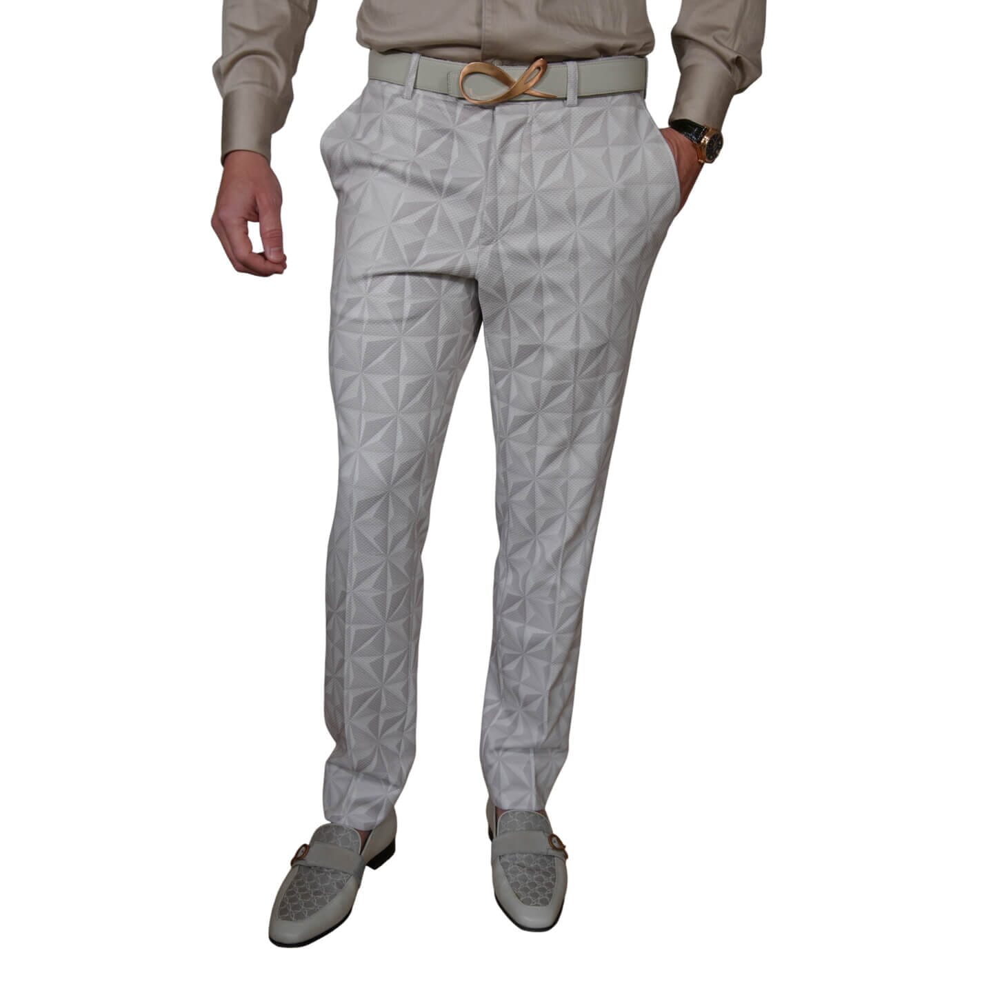 Glacier Origami Luxury Performance Trousers