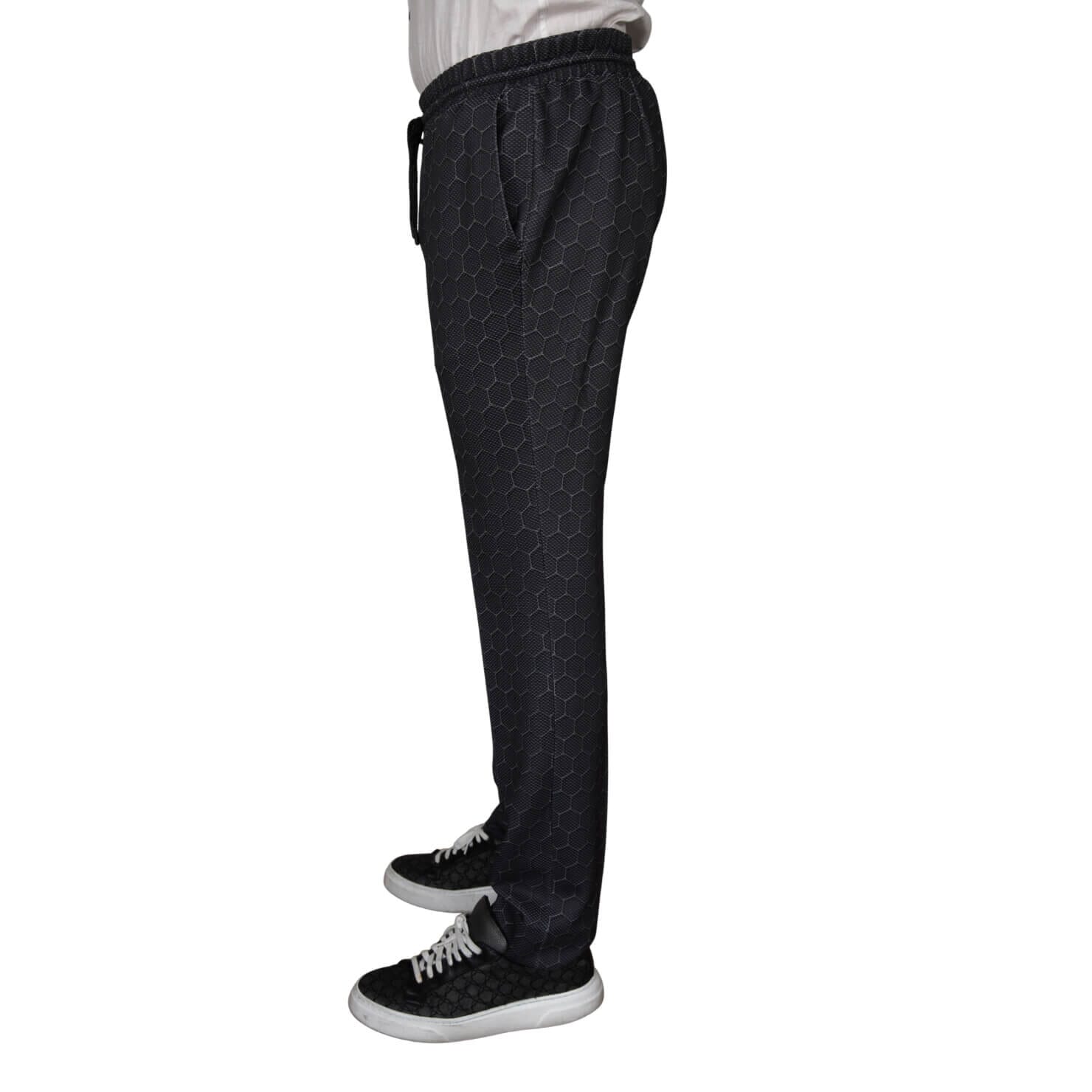 Charcoal Honeycomb Luxury Performance Joggers