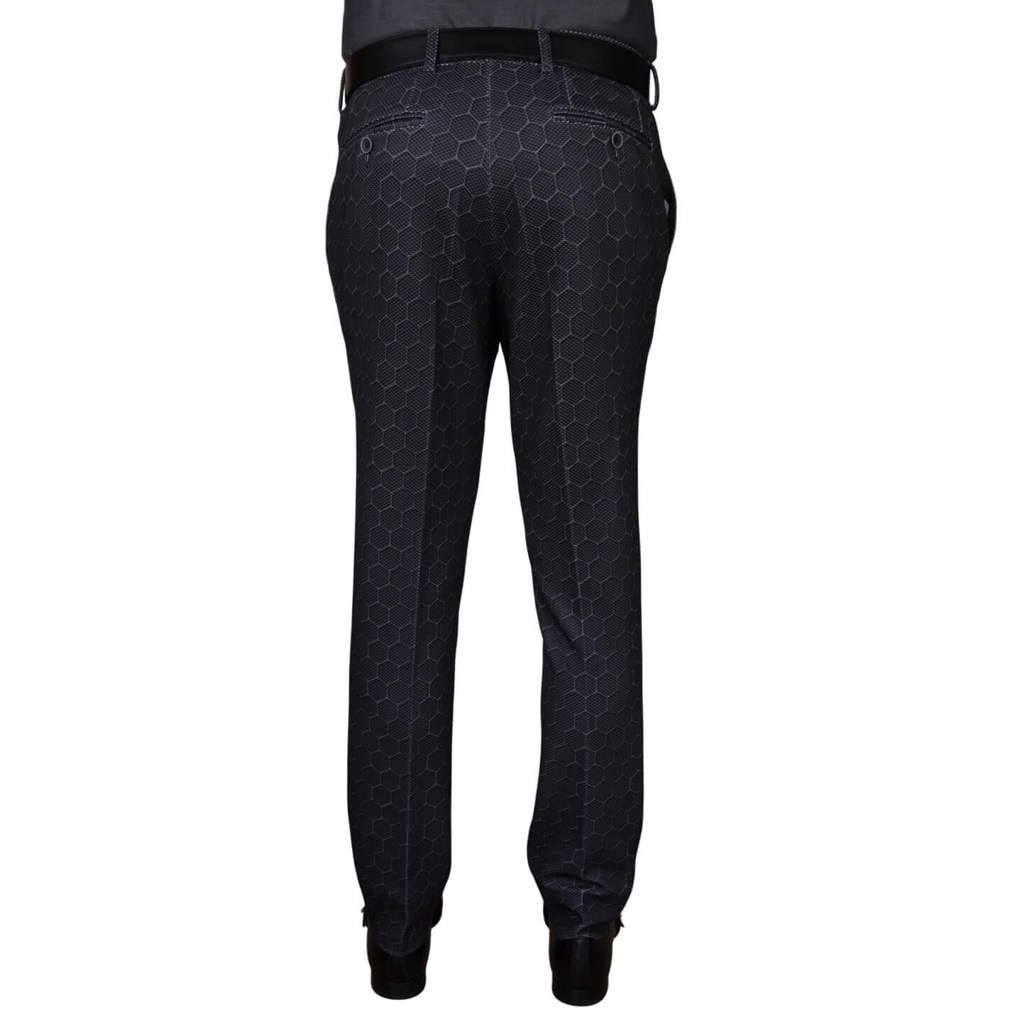 Charcoal Honeycomb Luxury Performance Trousers