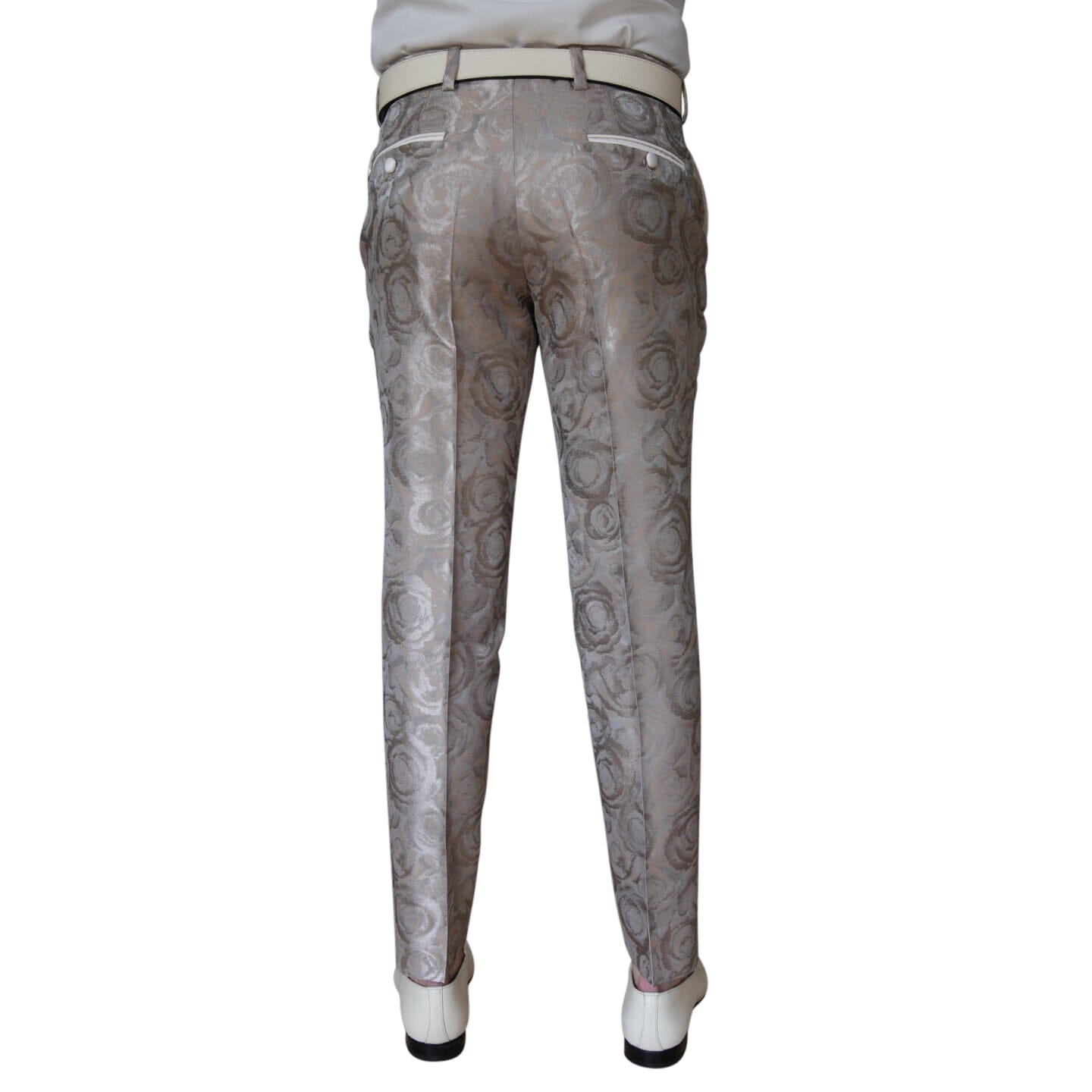Champagne Rosa Tuxedo Trousers