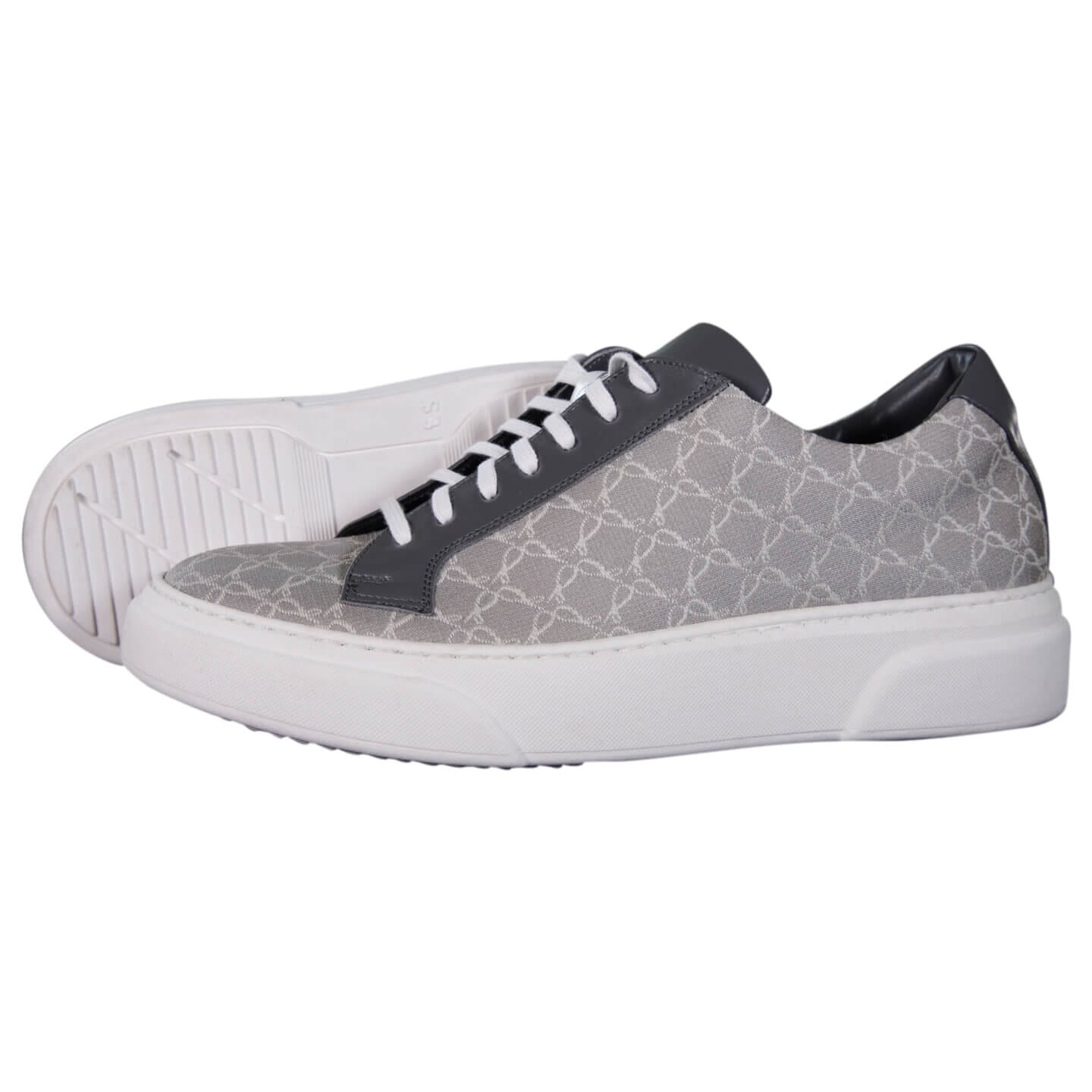 Tortora Grigio Luxury Logo Sneakers