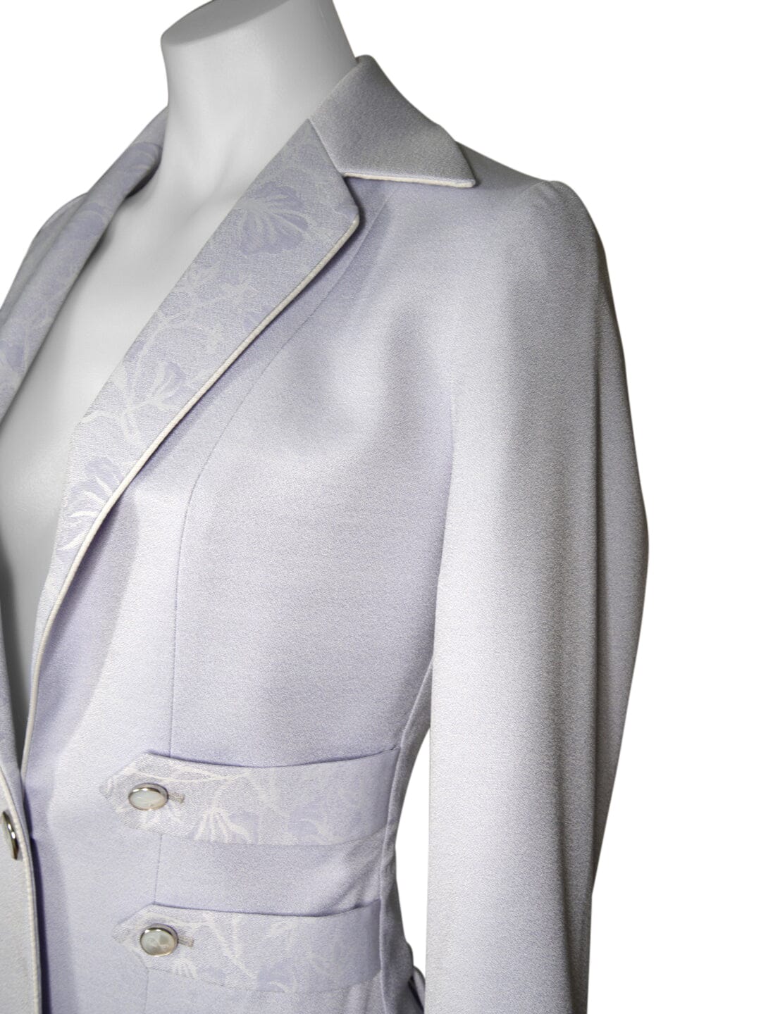 Blue Pastel Azzurro Retro Jacket