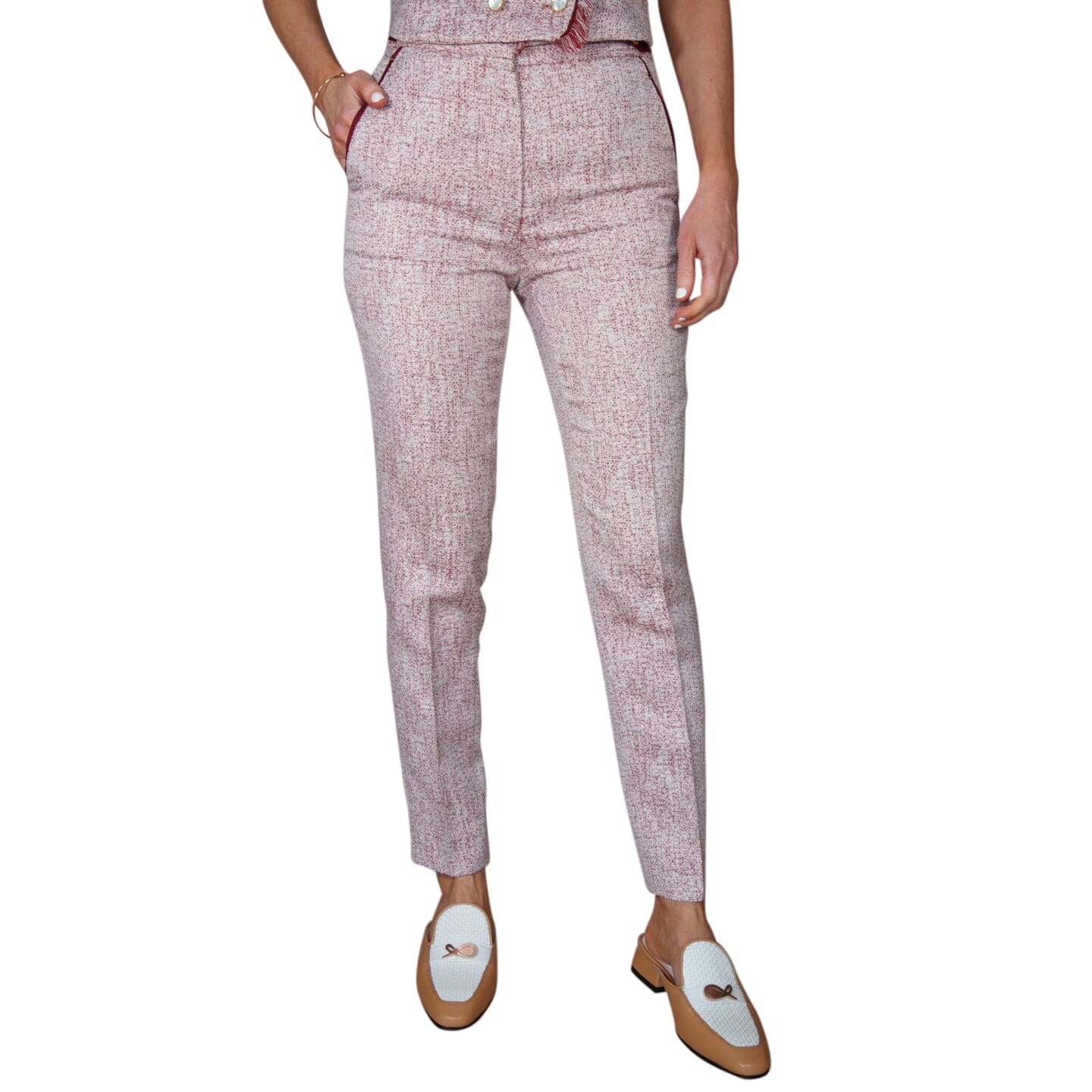 Rose Paglia D’Oro Trousers