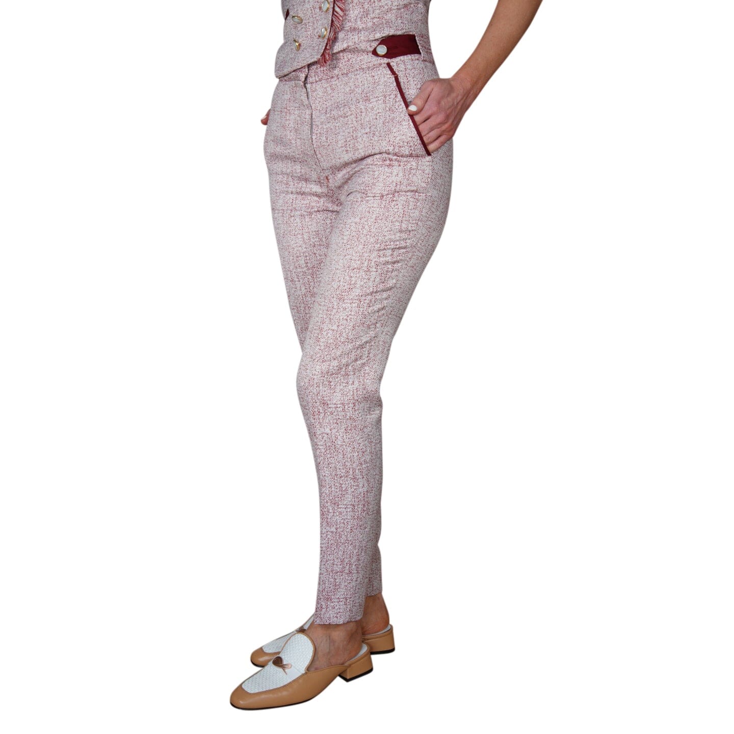 Rose Paglia D’Oro Trousers