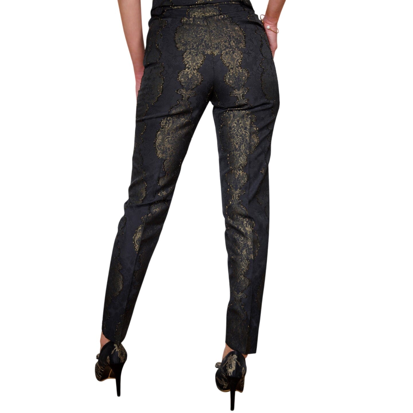 Black Oro Versailles Trousers