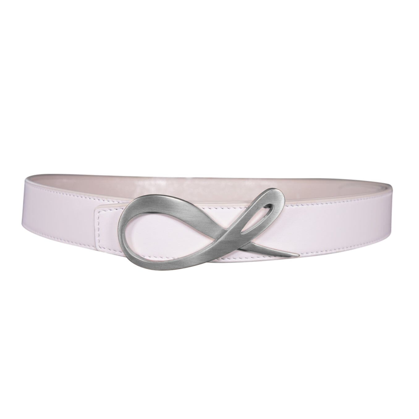 Cocco Chiffon Reversible Belt With Silver Signature Hardware