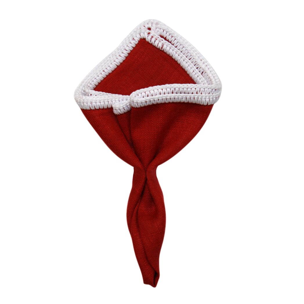 Ruby Red with White Signature Border