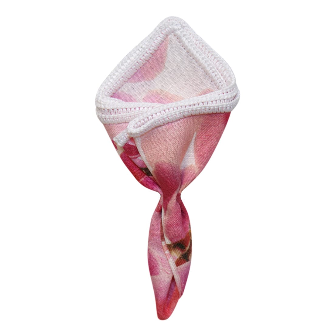 Pink Orchid With White Signature Border
