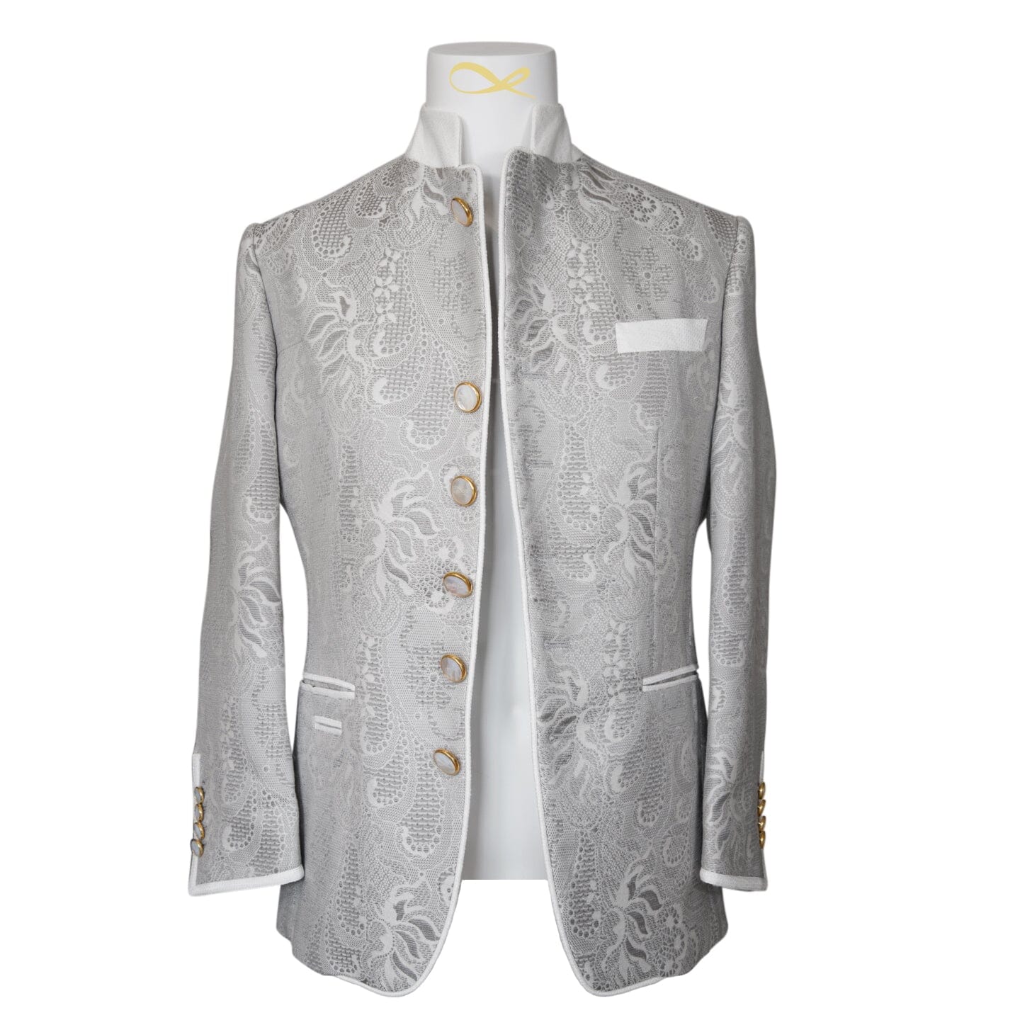 Grigio Damask Mandani Jacket