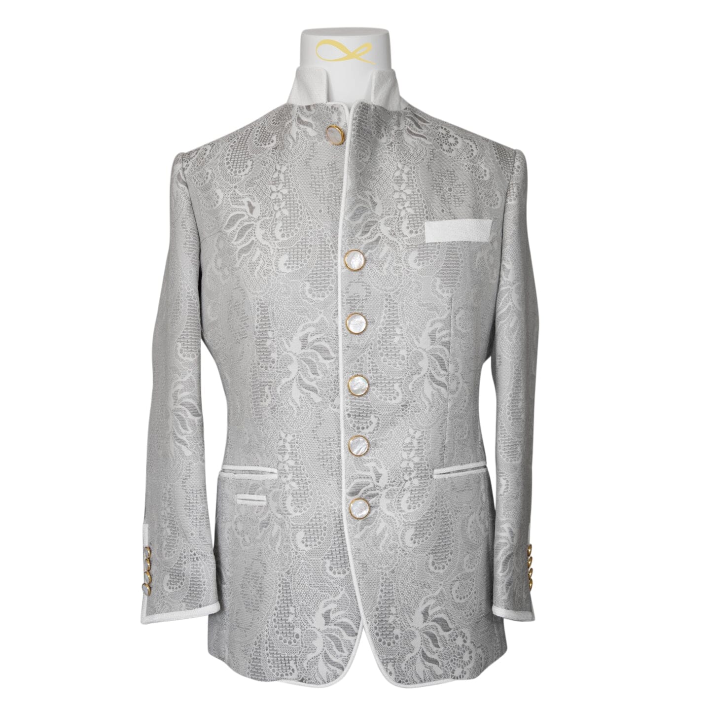 Grigio Damask Mandani Jacket