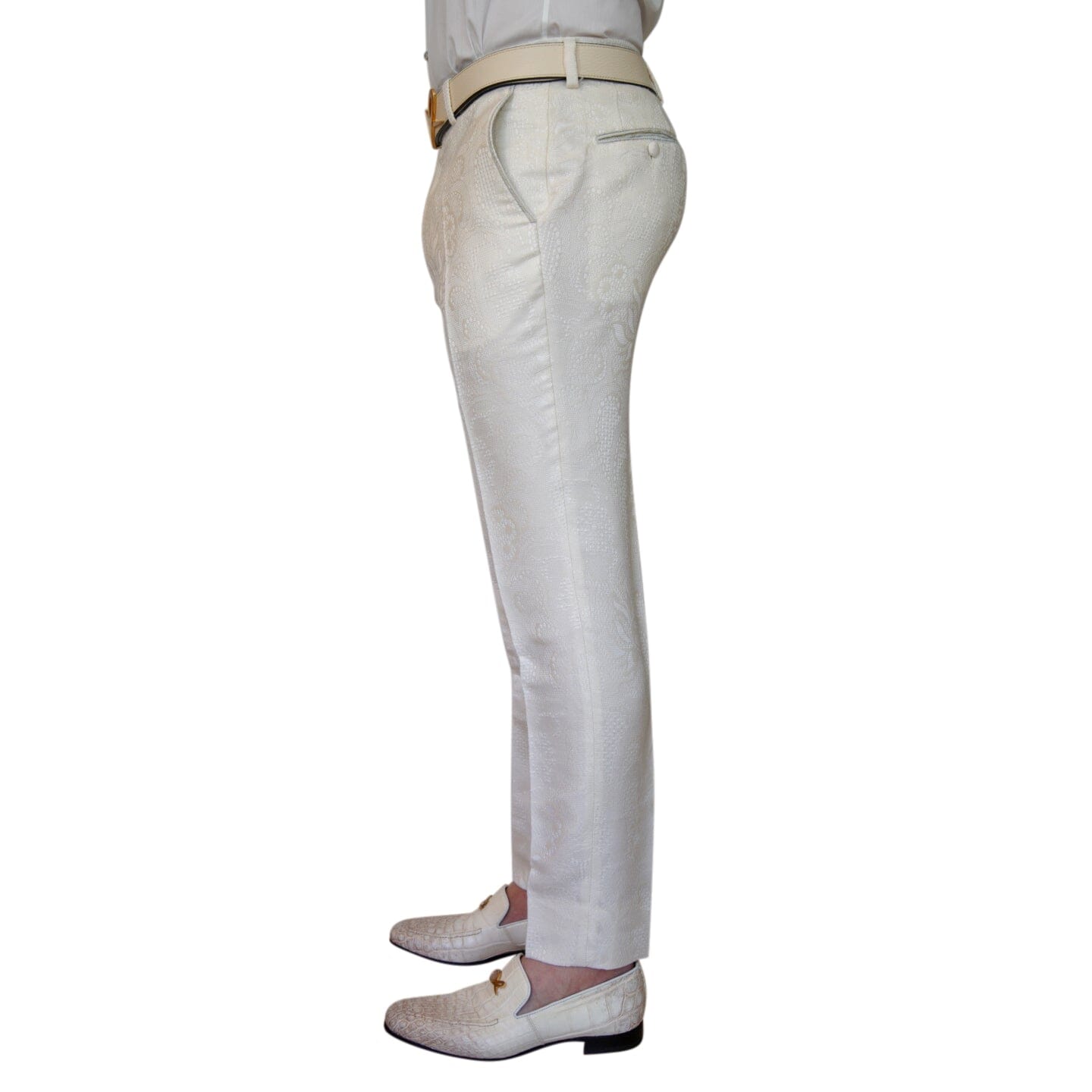 Latte Damask Trousers