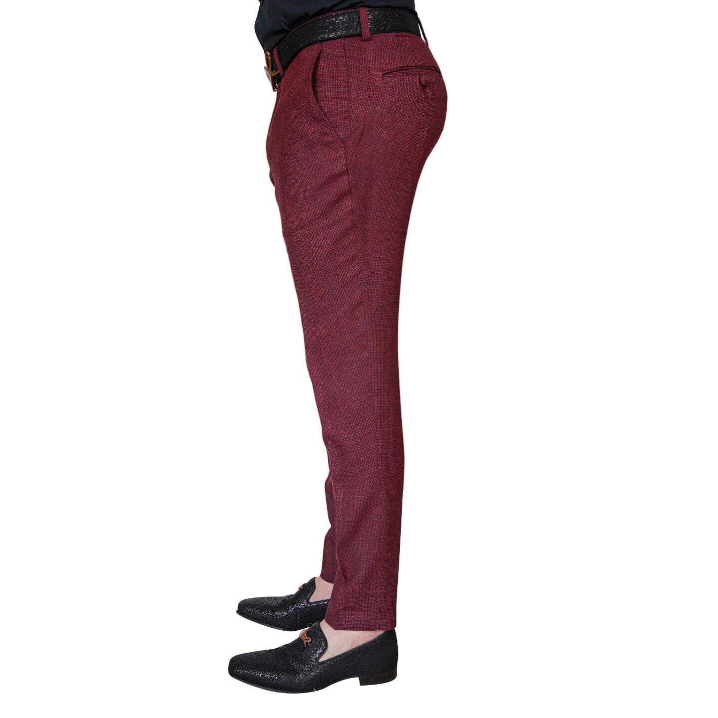 Midnight Marrone Tweed Trousers