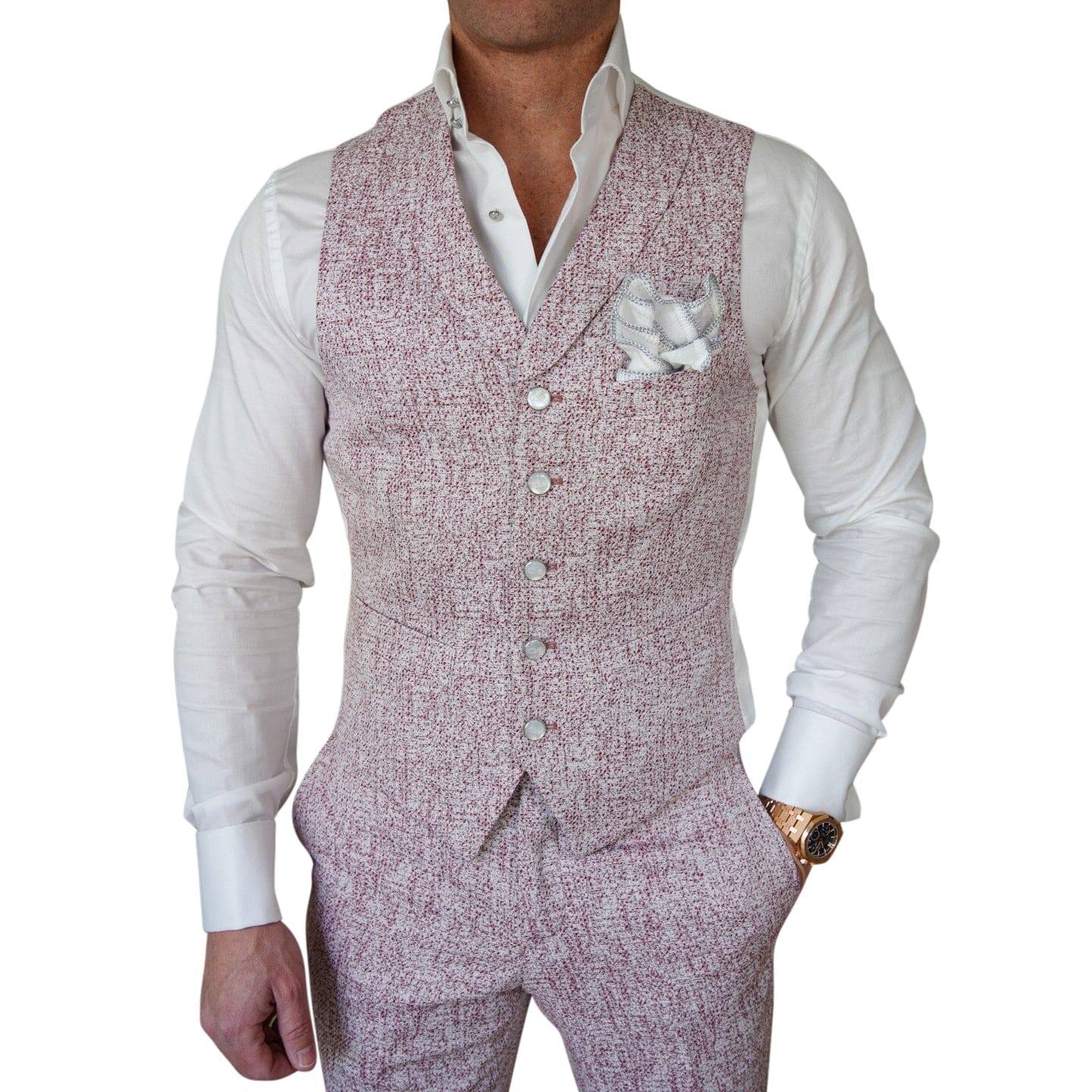 Rosewood Paglia Ciottoli Waistcoat