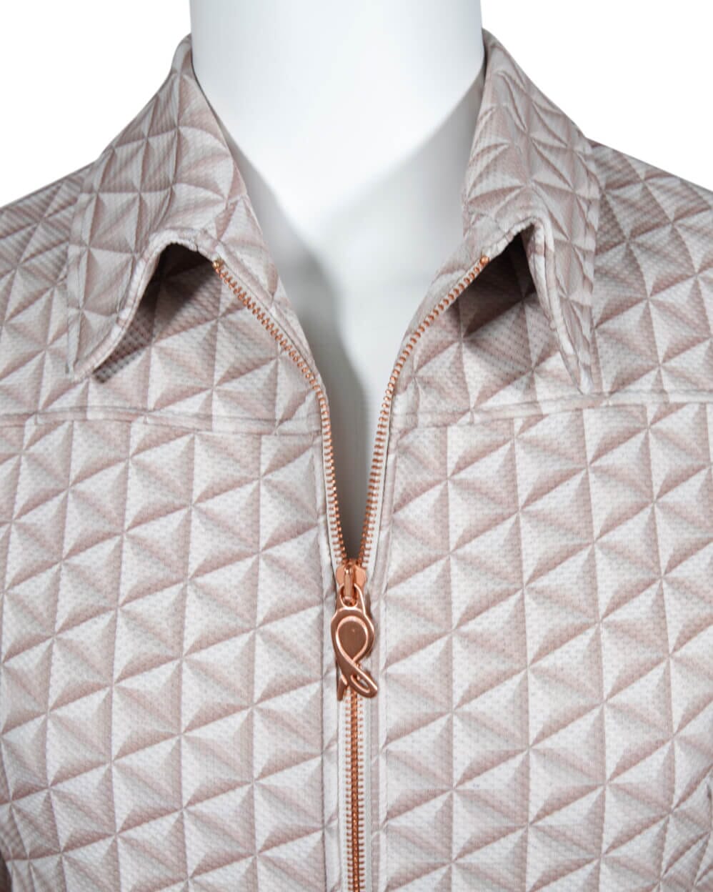 Toffee Prisma Luxury Two Way Performance Bomber Jacket