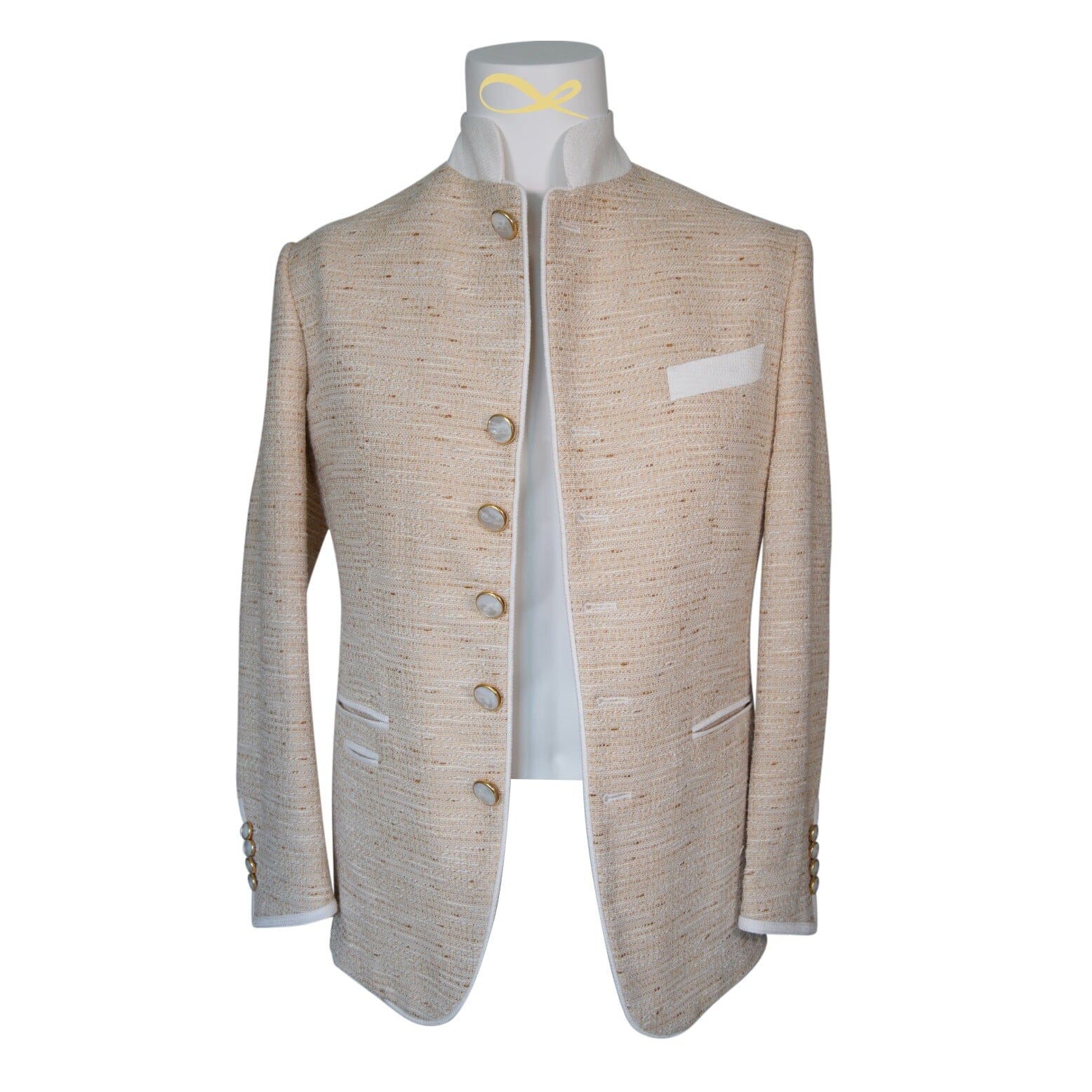 Golden Fieno Tweed Mandani Jacket