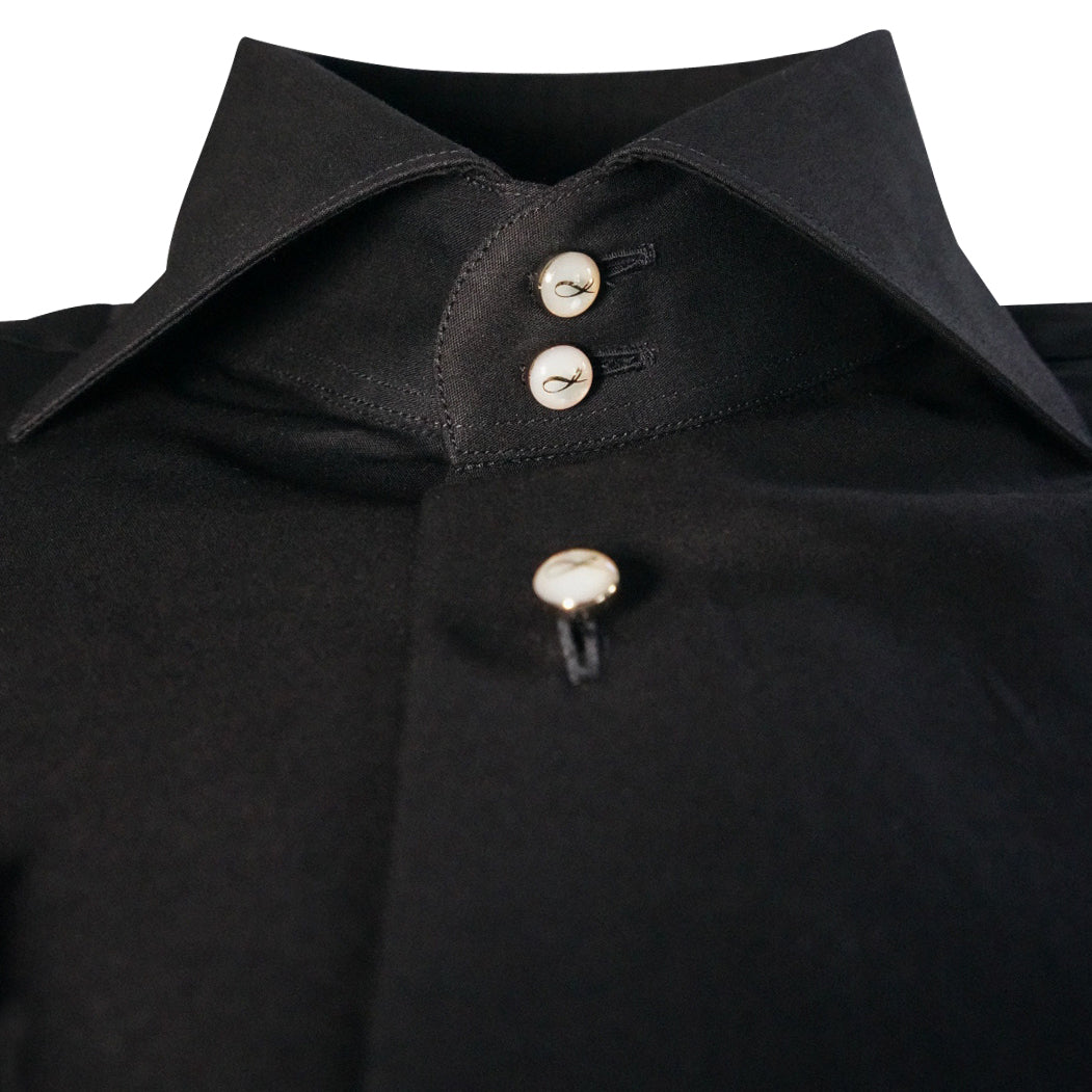 Black Classico Signature Tuxedo Shirt