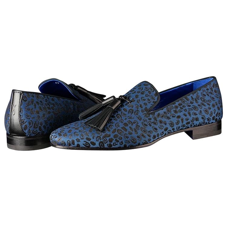 Azure Ghepardo Tassel Loafer - Sebastian Cruz Couture