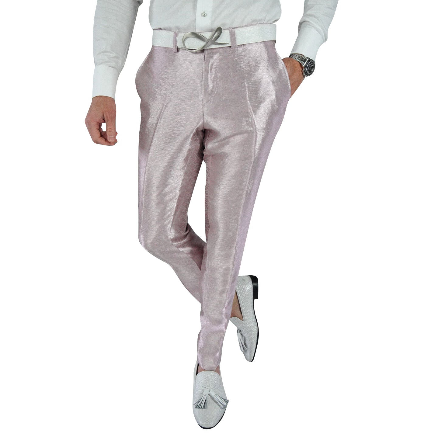 Pastel Pink Glassa Trousers
