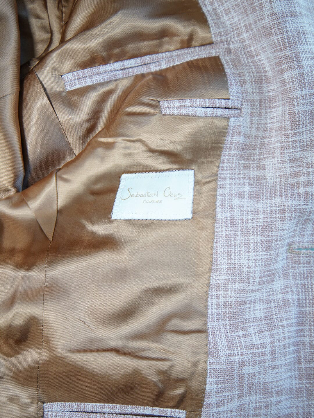 Nude Blush Lino Tweed Jacket