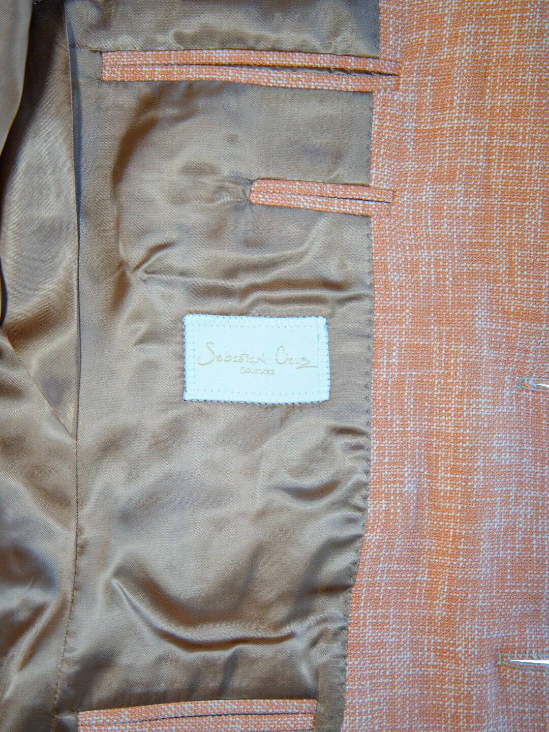 Copper Lino Tweed Sport Jacket