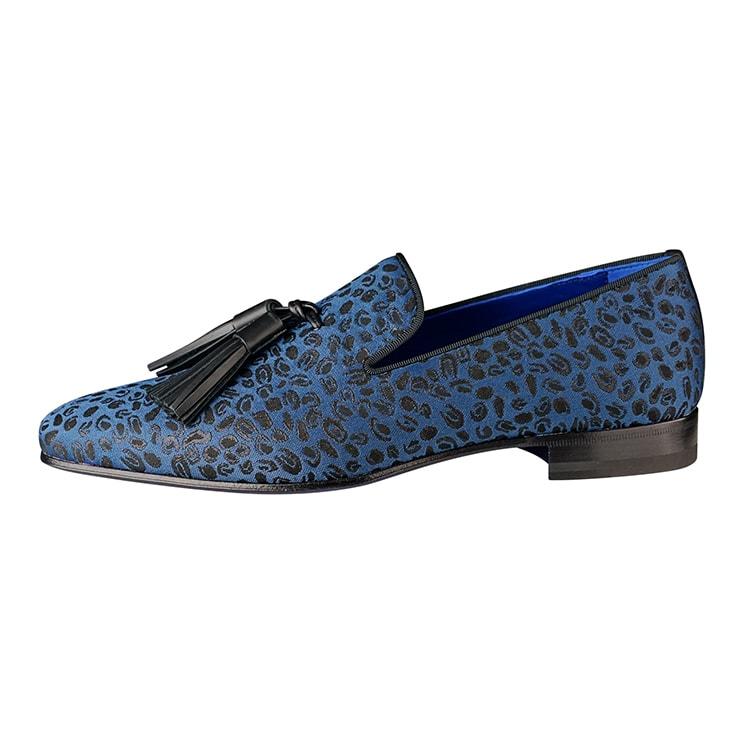 Azure Ghepardo Tassel Loafer - Sebastian Cruz Couture
