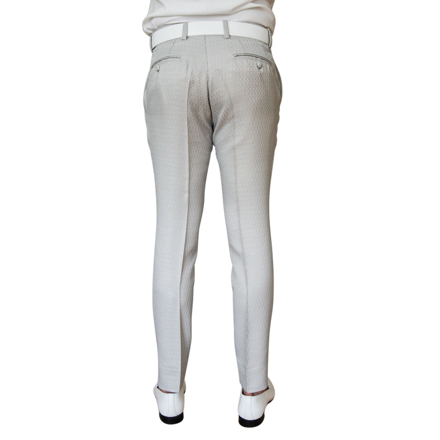 Oyster Herringbone Trousers @ The Vault