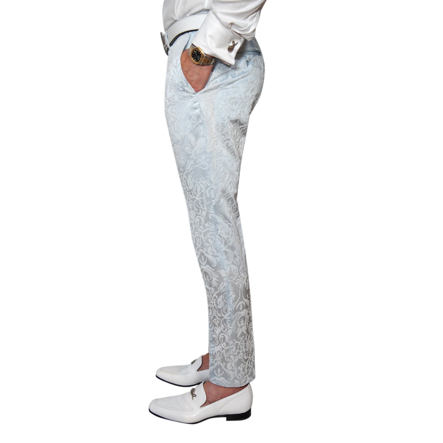 Blu Ghiaccio Paisley Trousers @ The Vault