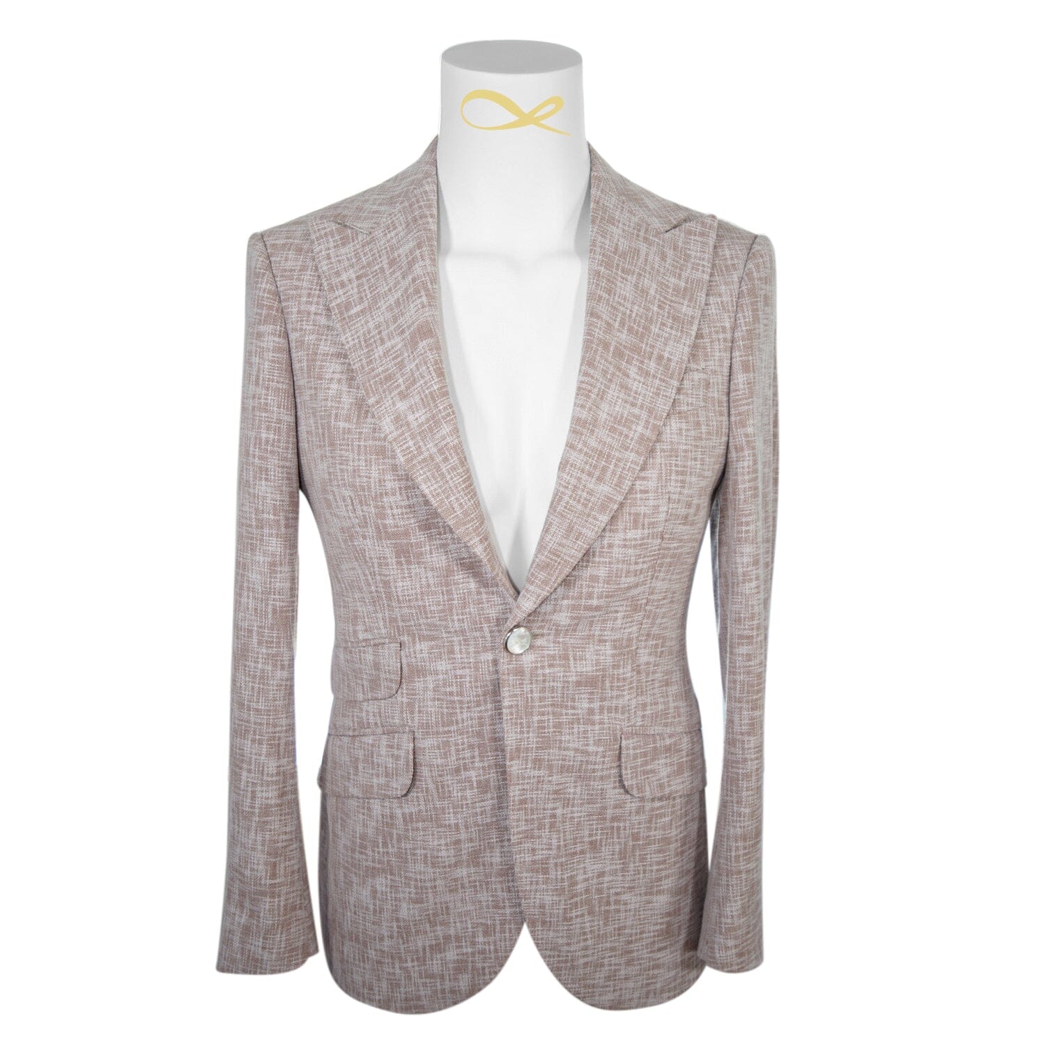Nude Blush Lino Tweed Jacket