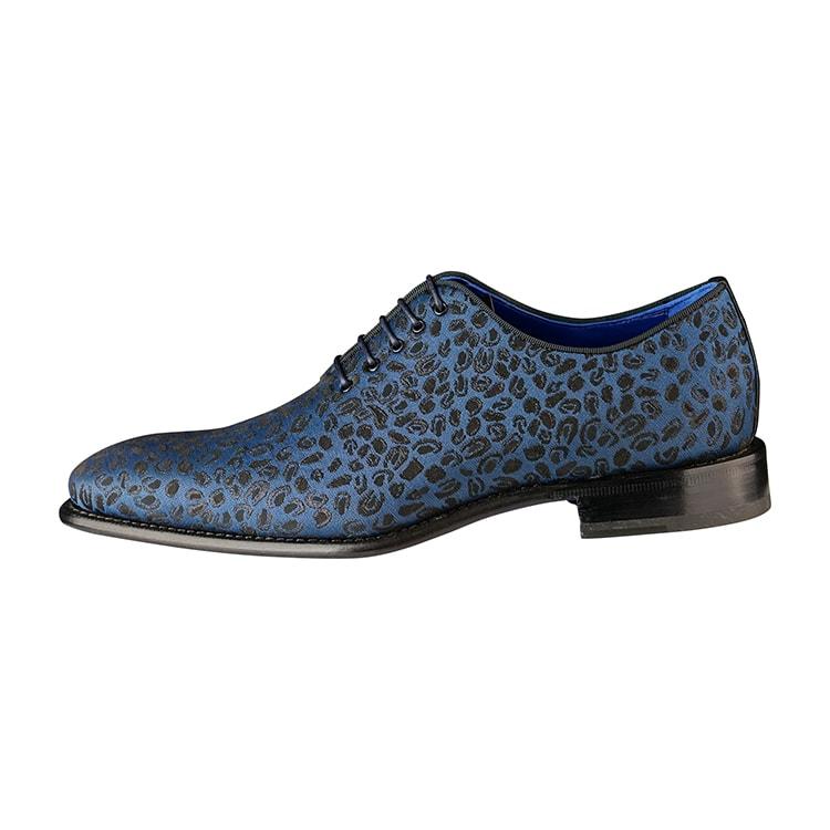 Azure Ghepardo Lace Ups - Sebastian Cruz Couture